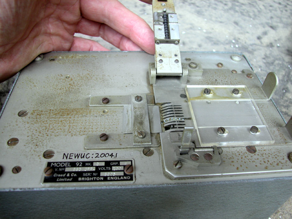 Close-up of Paper Tape Reader