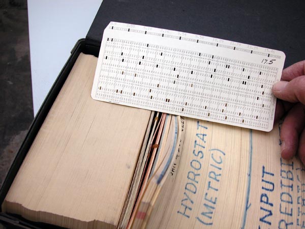 An 80 Column Punch Card
